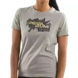 PEARL IZUMI Womens Gray Wet Weather Lucent Mesa T Shirt Sz XL